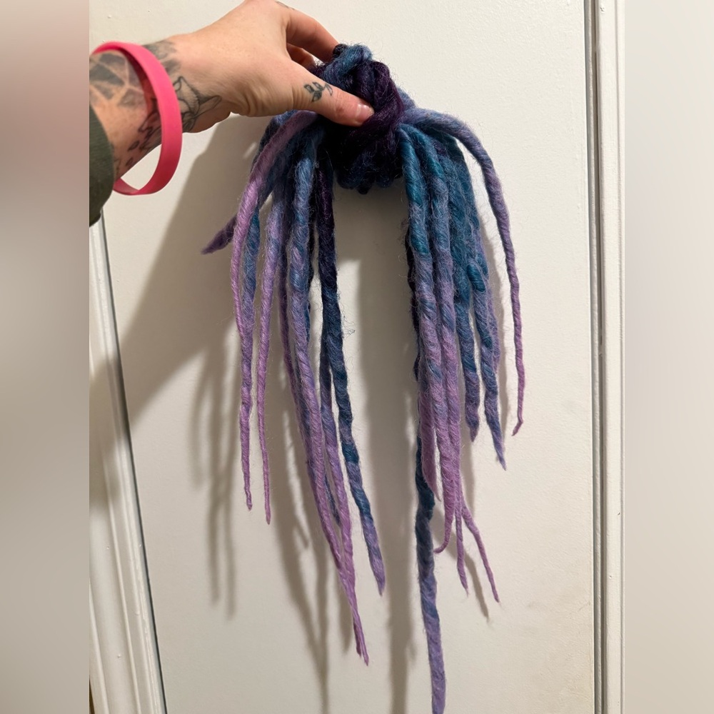 10 Cotton Candy melt Dreadfullhippie extensions